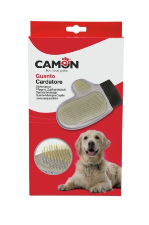 Guanto cardatore per cani